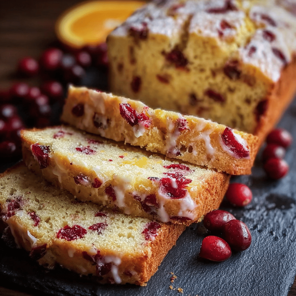 Easy Cranberry Orange Loaf
