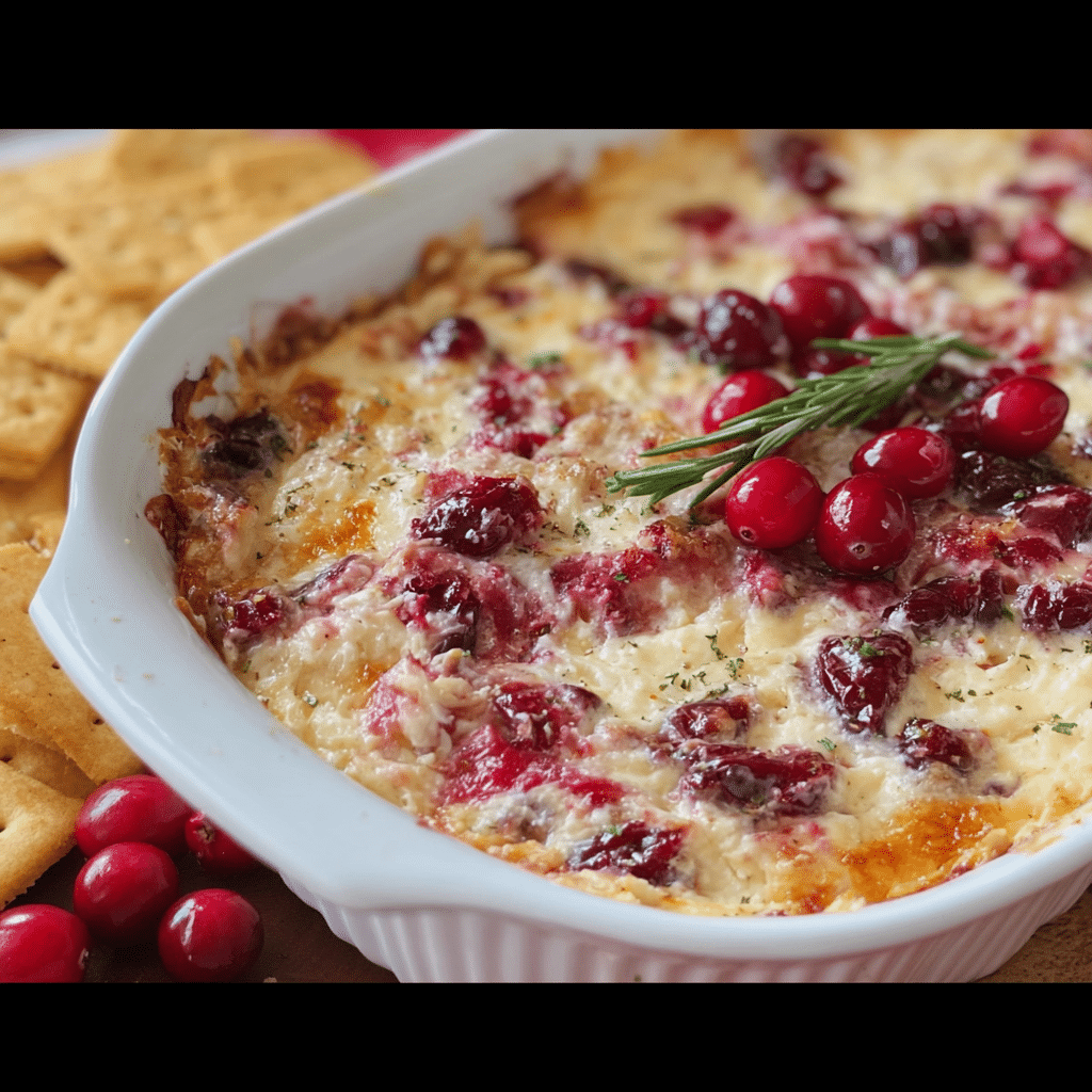 Best Baked Cranberry Cream Cheese Dip