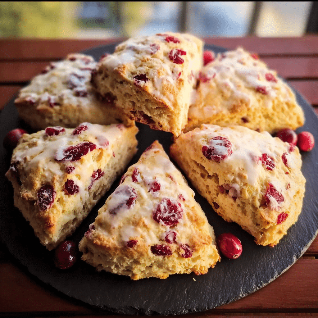 Cranberry Orange Scones