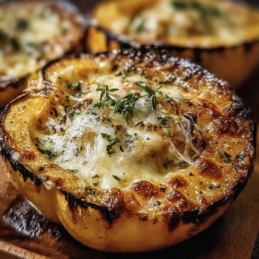 Caramelized Onion Gruyere Squash