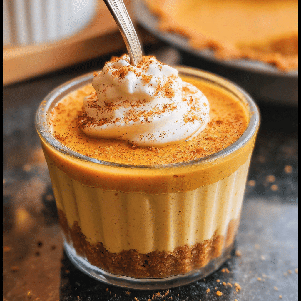 Pumpkin Pie in a Cup