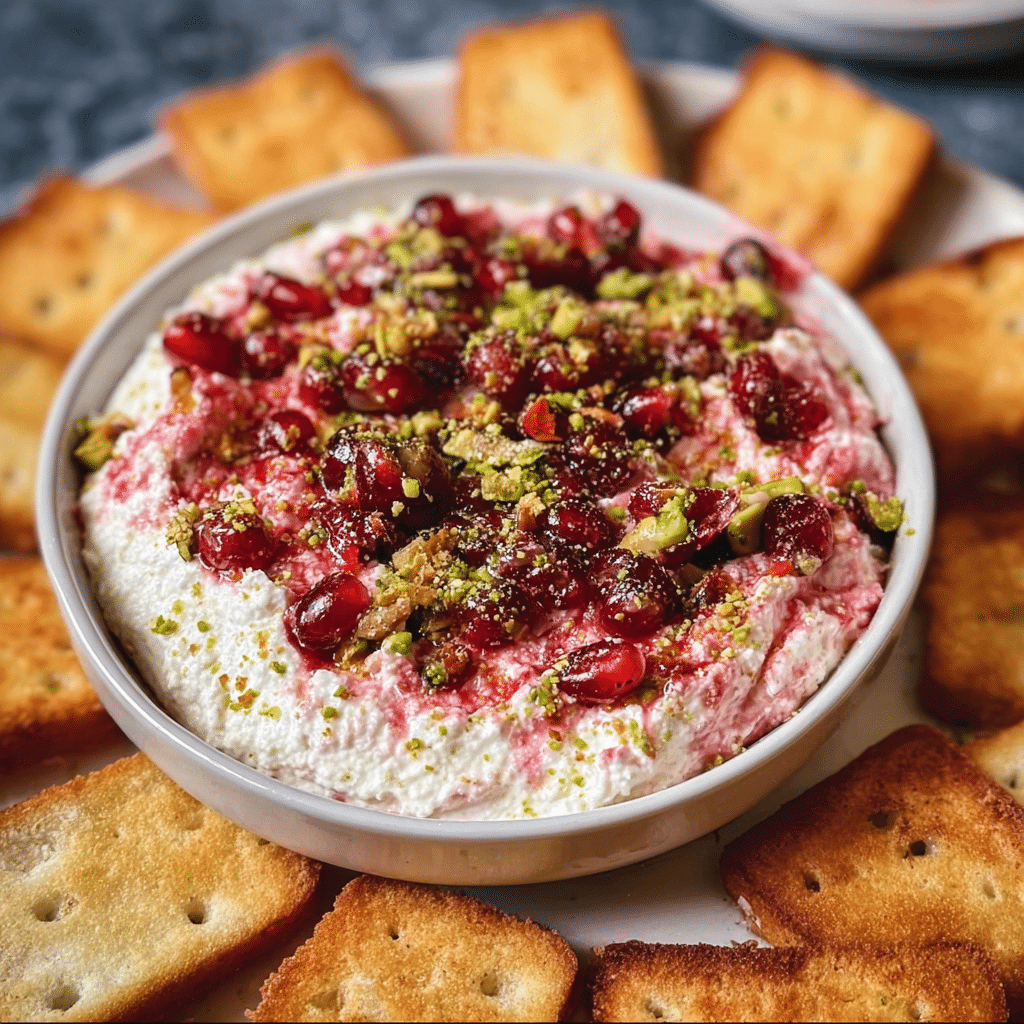 Cranberry Whipped Feta Dip