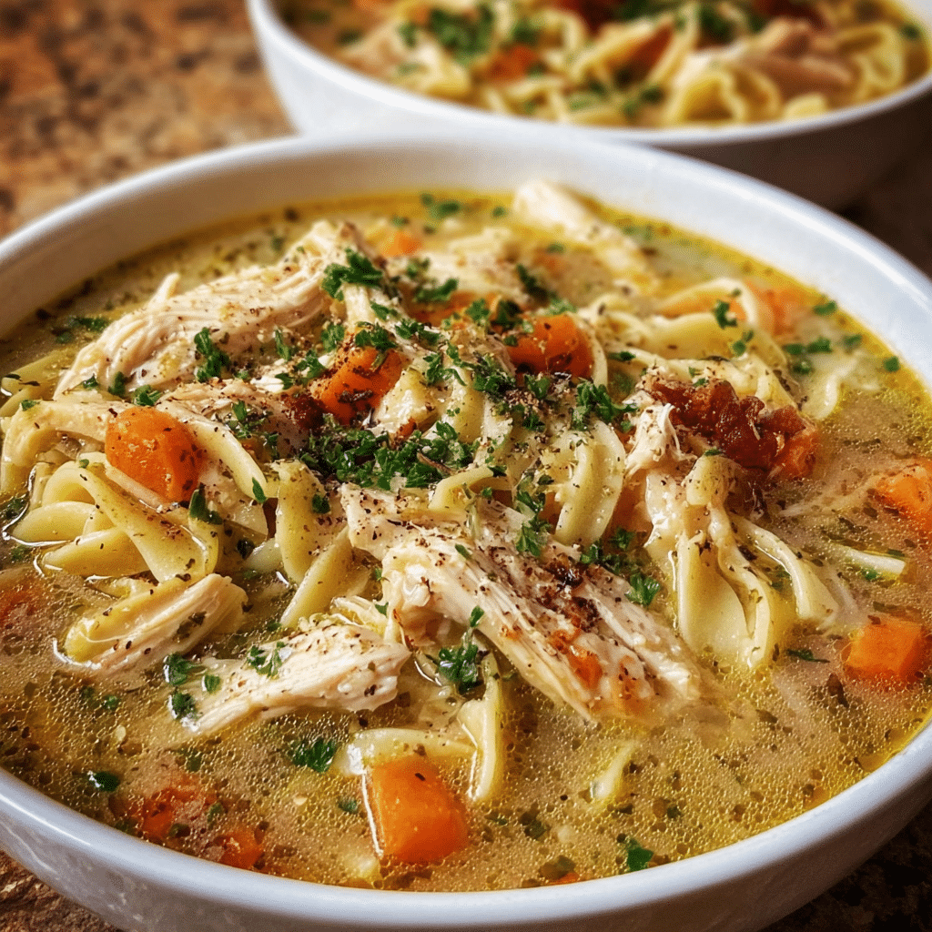 Homemade Chicken Noodle Soup Recipe