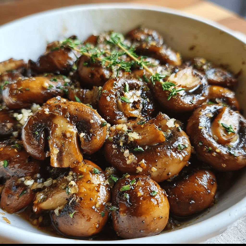 Roasted Mushrooms in a Browned Butter