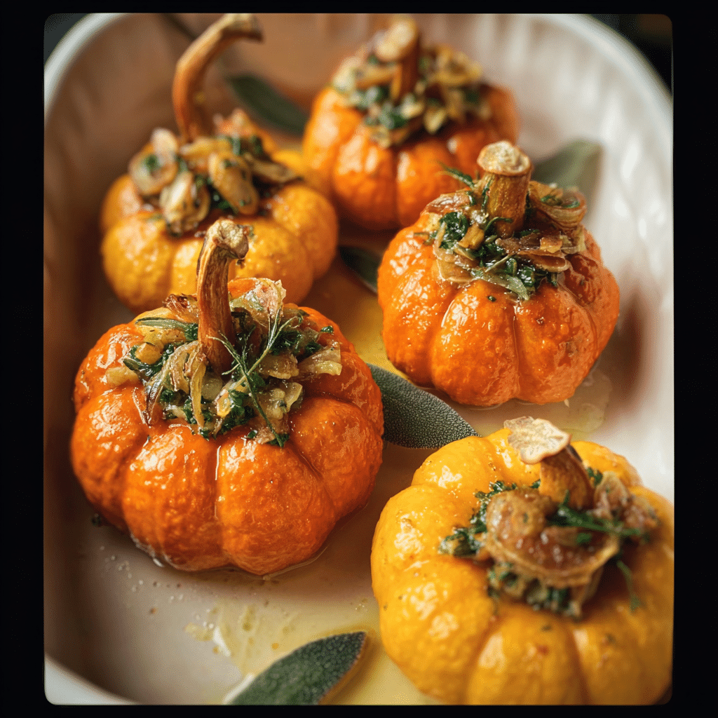 Stuffed Mini Pumpkins