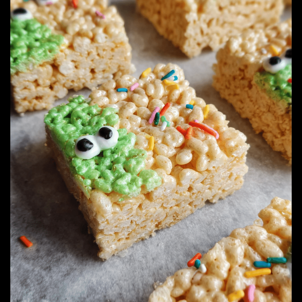 Frankestine Rice Crispy Treats