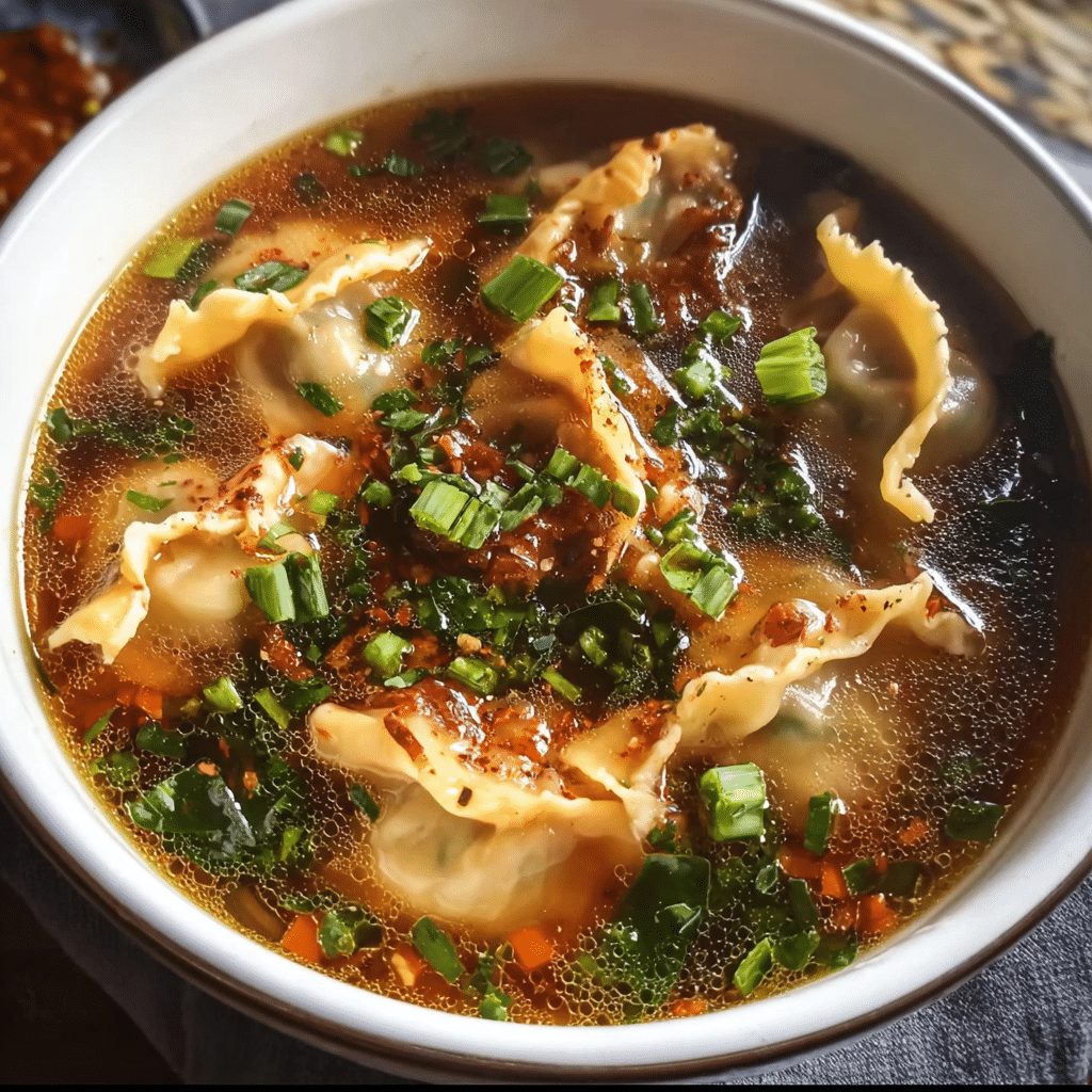 Easy Potsticker Soup