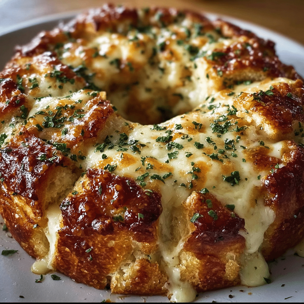 Chicken Alfredo Monkey Bread