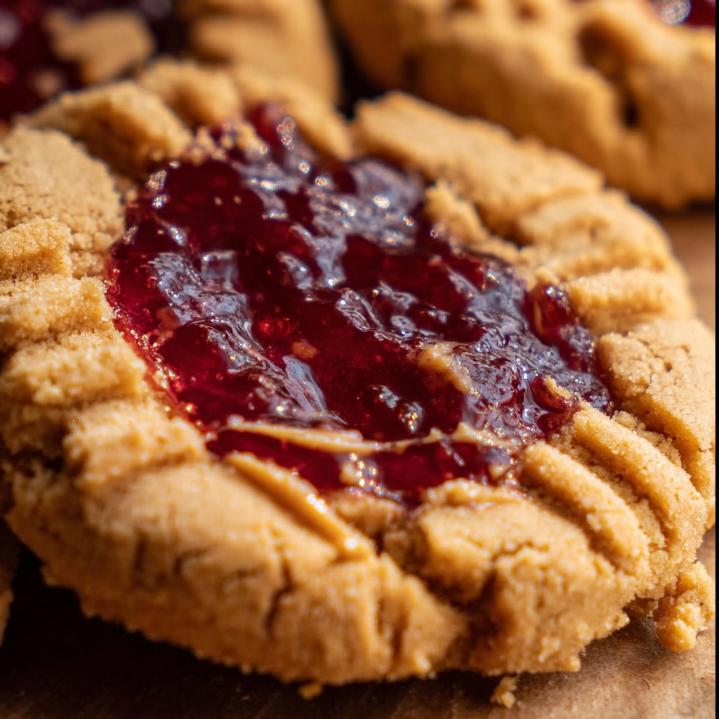 Peanut Butter and Jelly Cookies