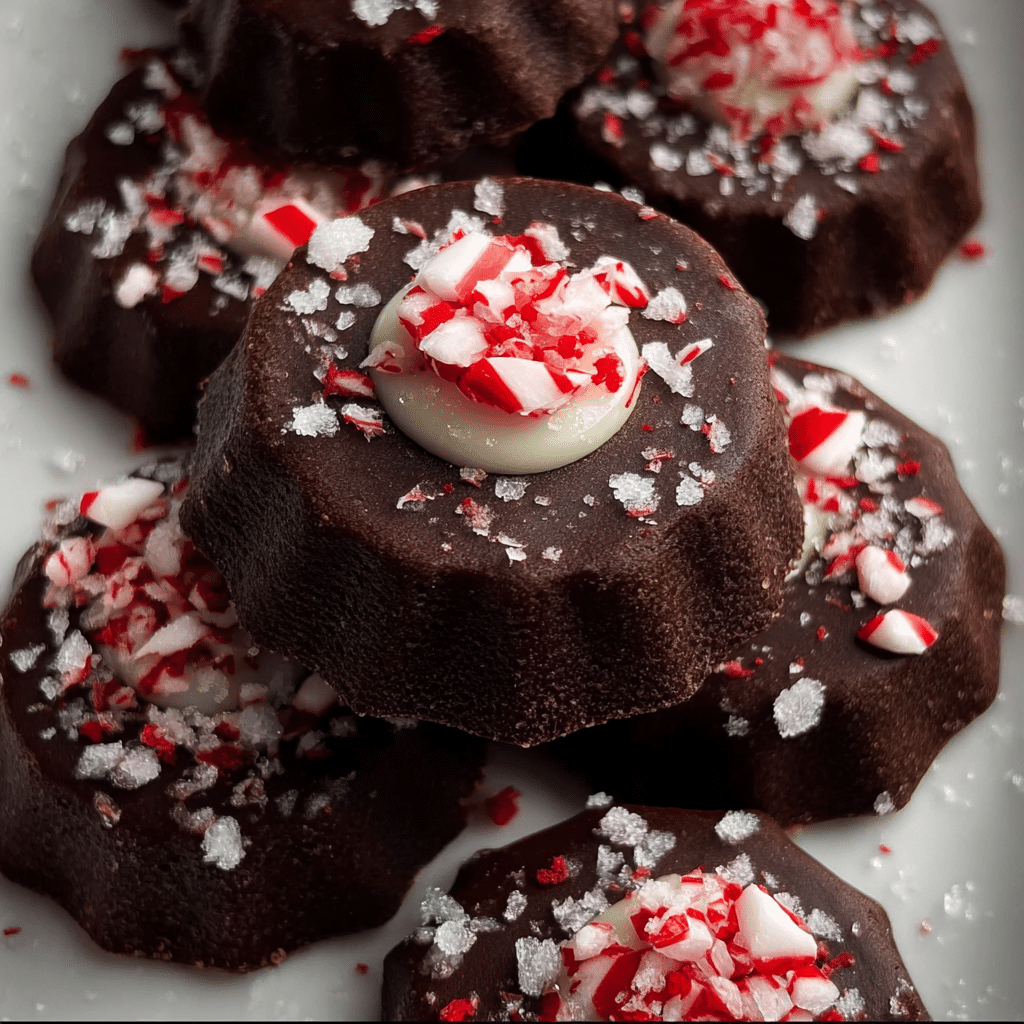 CHOCOLATE PEPPERMINT BLOSSOMS