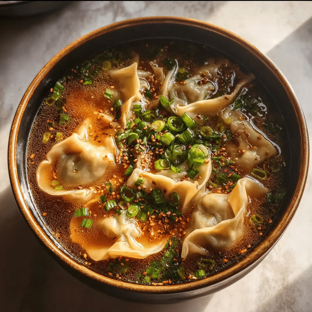 Easy Potsticker Soup