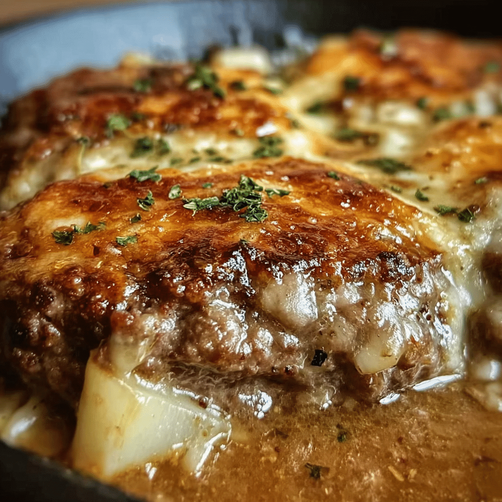 Amish Hamburger Steak Bake