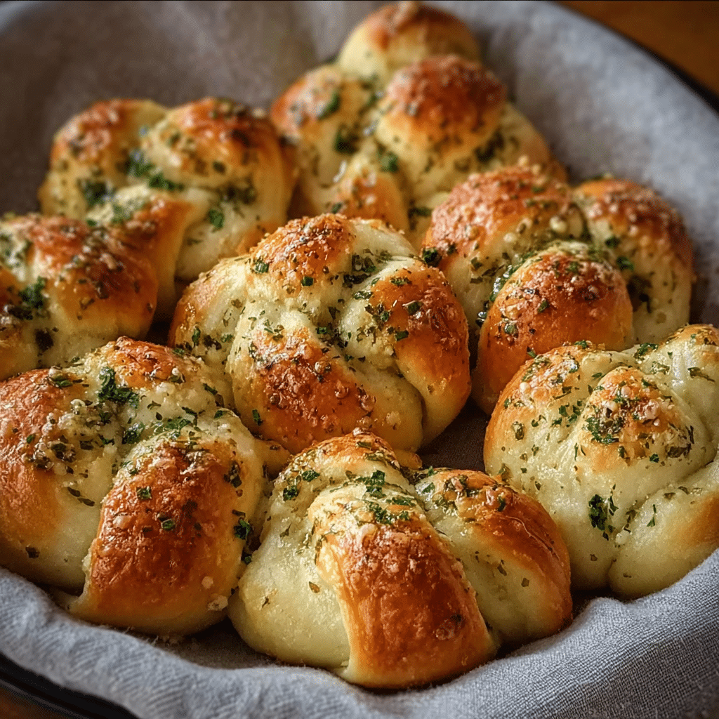 Homemade Garlic Knots Recipe