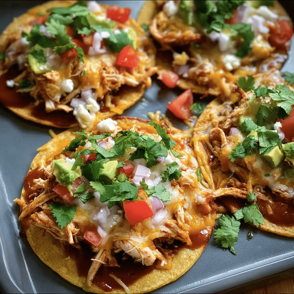 Tasty Rotisserie Chicken Tostadas