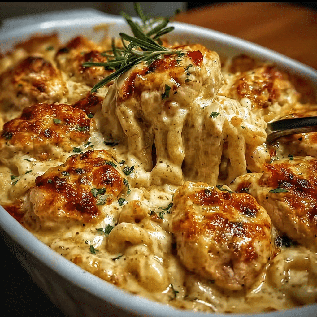 Creamy Baked Asiago Chicken