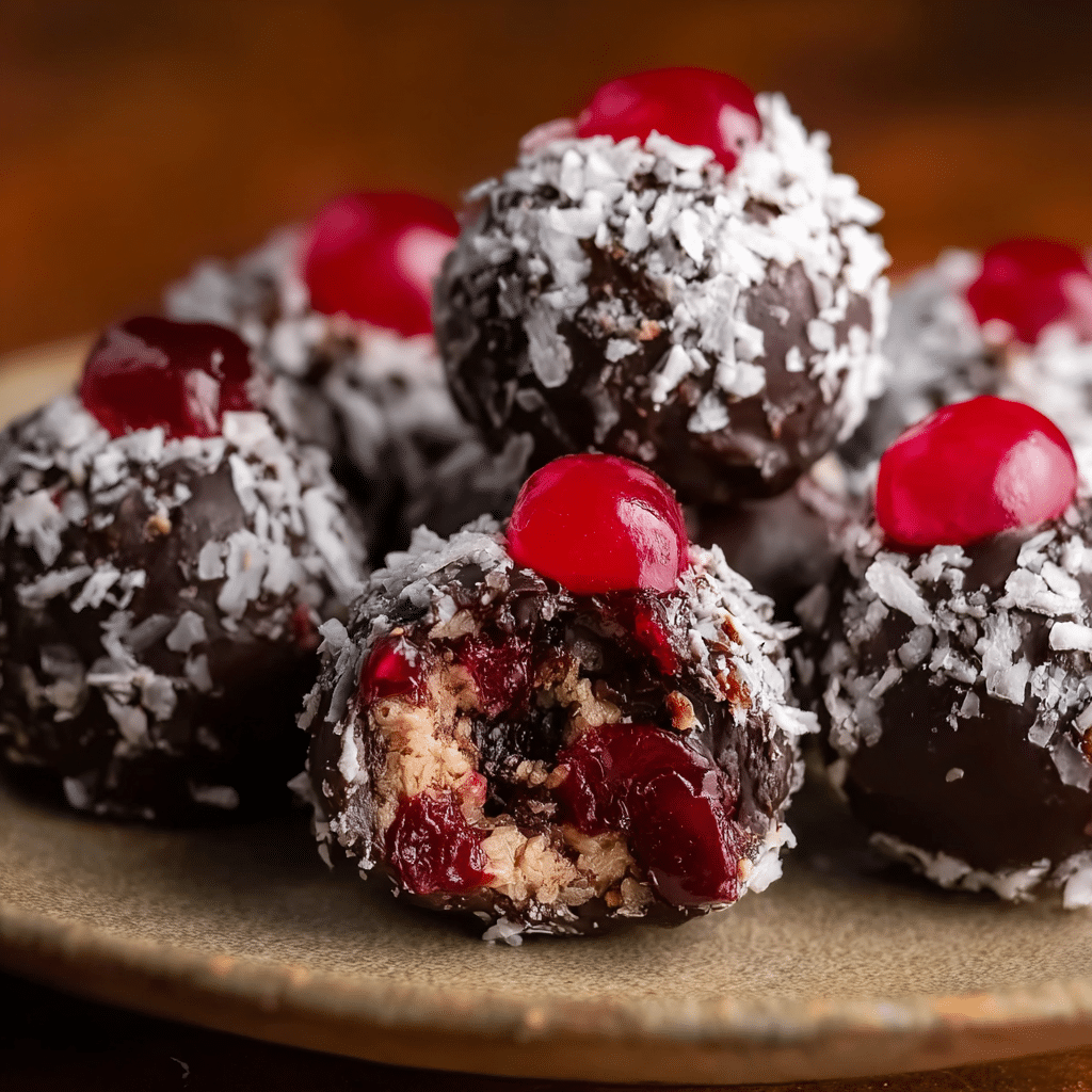 Cherry Bourbon Balls