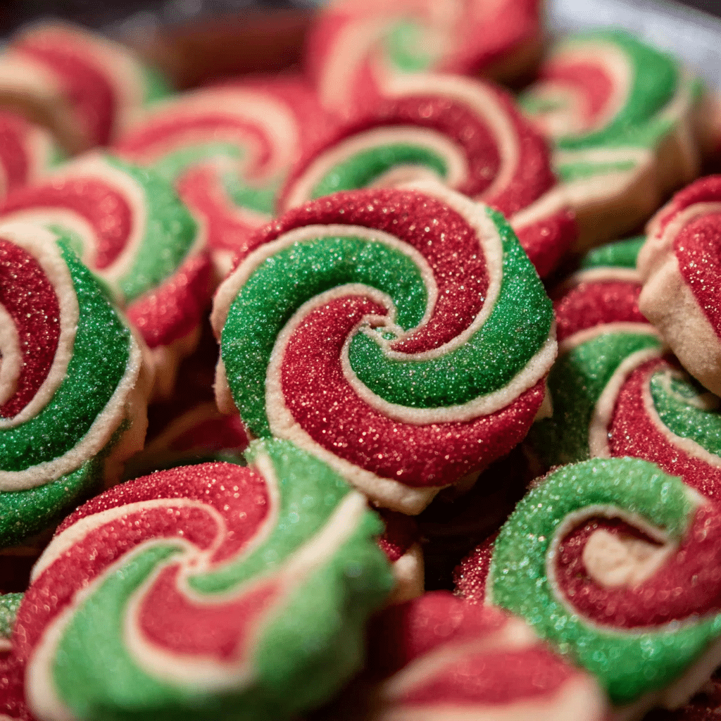 Christmas Pinwheel Cookies