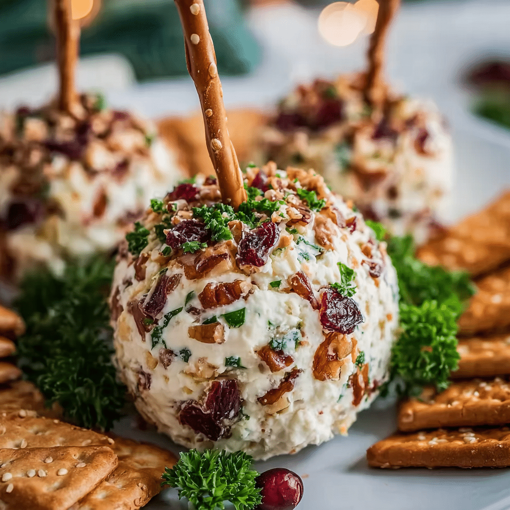 Delicious Christmas Cheese Ball