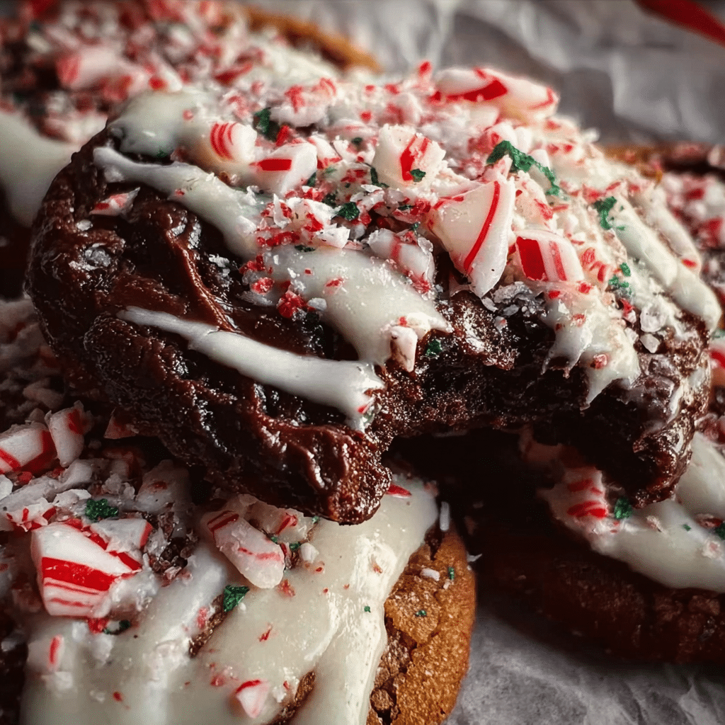 Peppermint Bark Cookies
