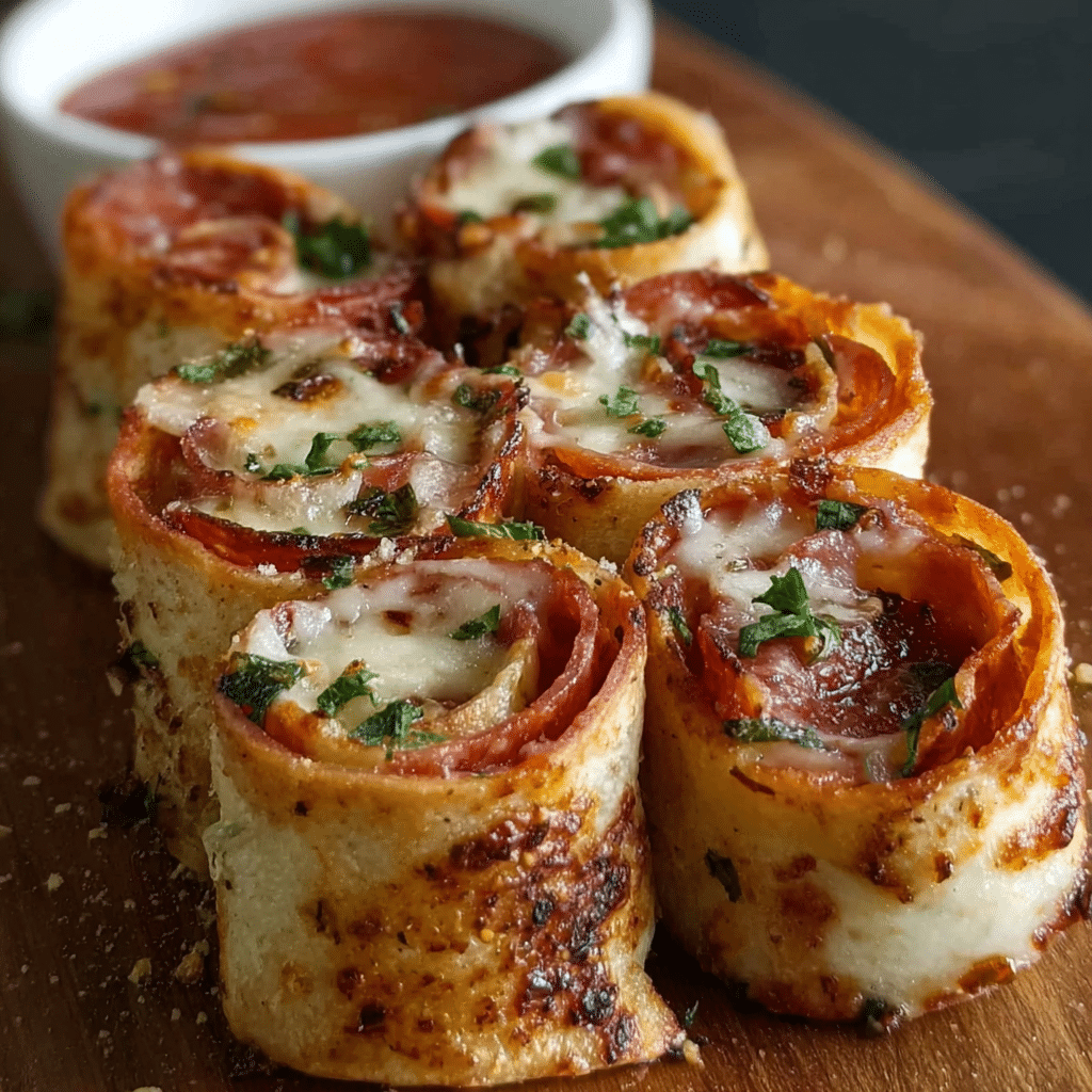 Tortilla Pizza Rolls