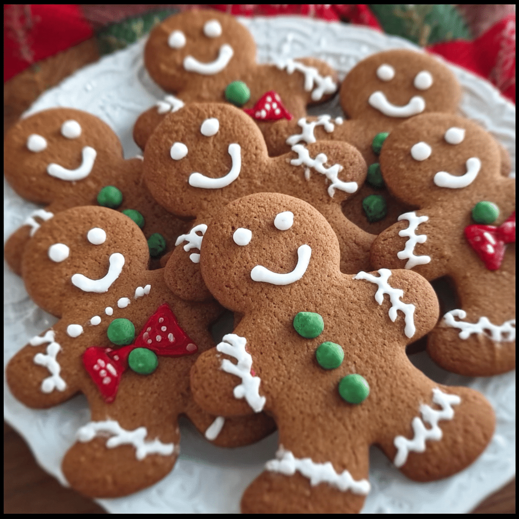 Soft & Chewy Gingerbread Men Cookies