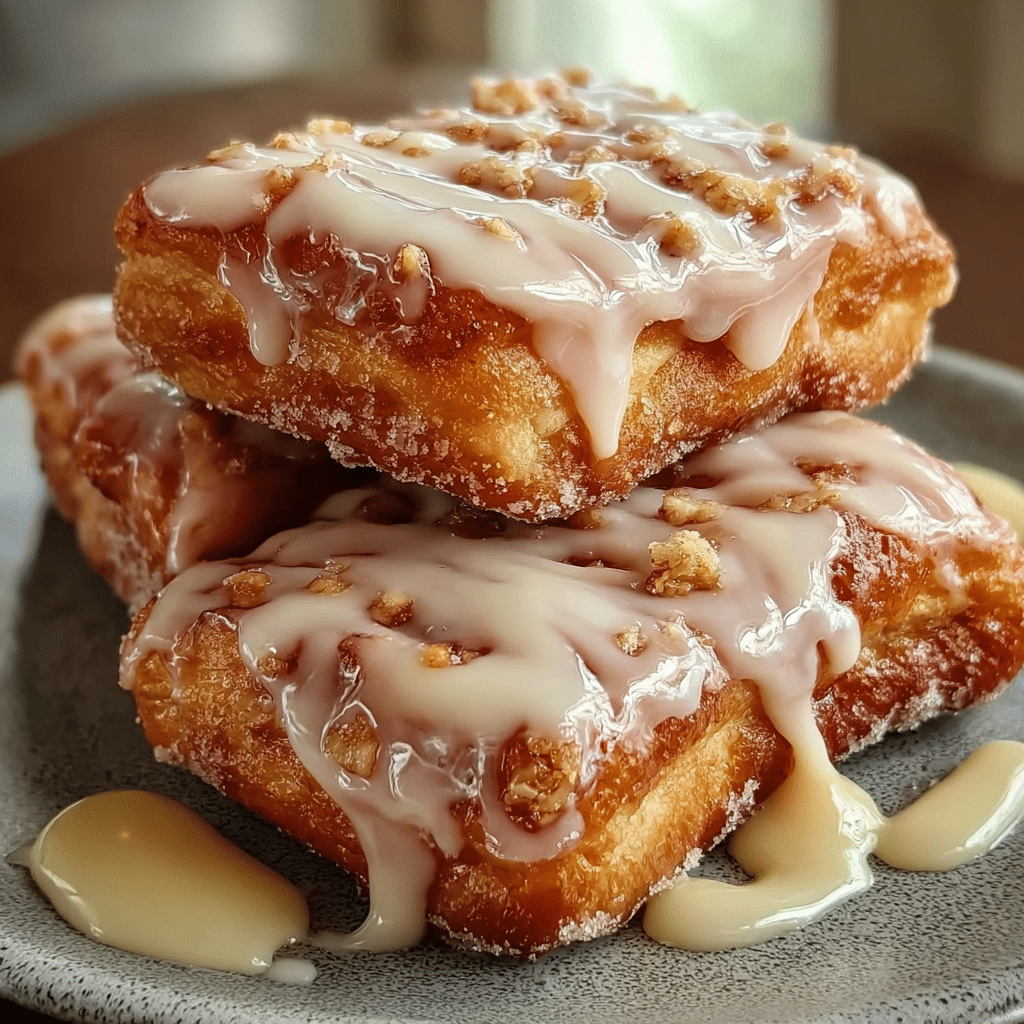Soft Baked Maple Donut Bars