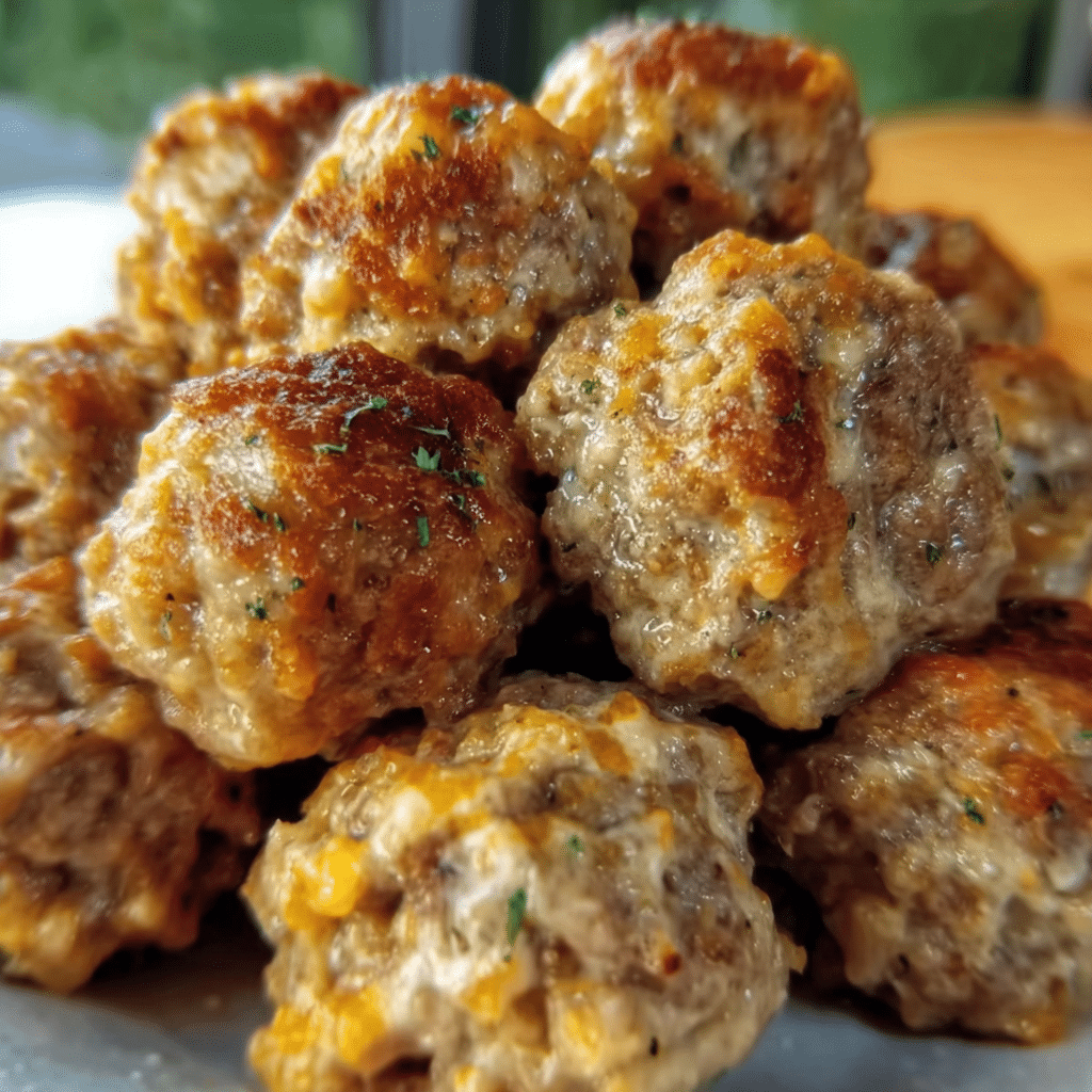 Cream Cheese Sausage Balls
