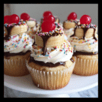 Banana Split Cupcakes 2