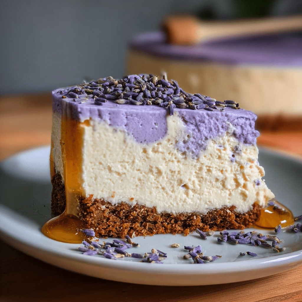 Honey Lavender Cheesecake 2