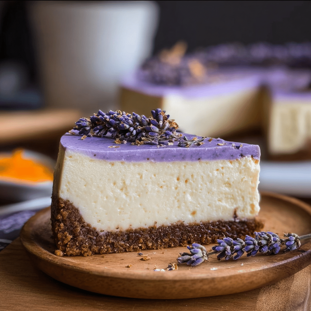 Honey Lavender Cheesecake 3