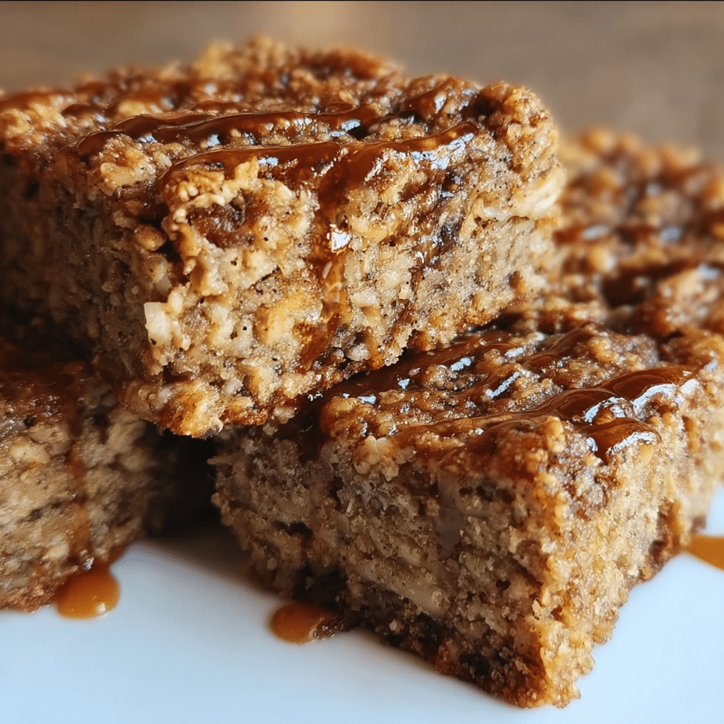 Energizing Banana Oatmeal Bars
