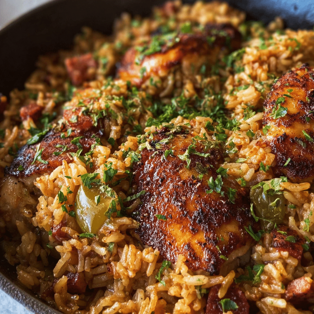 One Pot Chicken and Dirty Rice Recipe