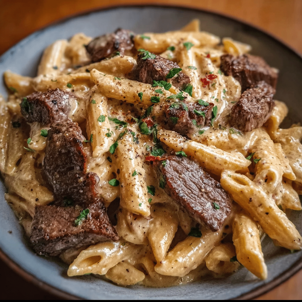 Creamy Steak Pasta