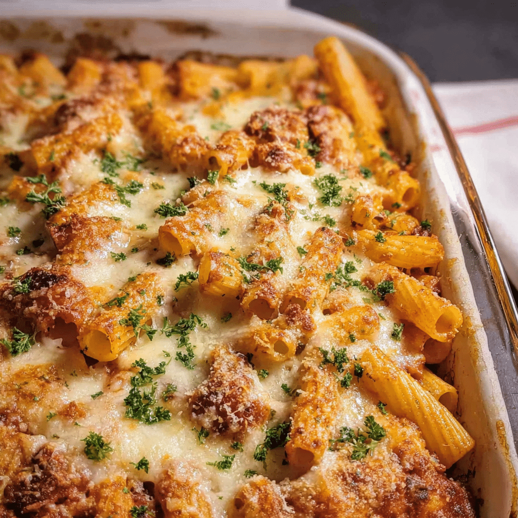 The Best Baked Rigatoni