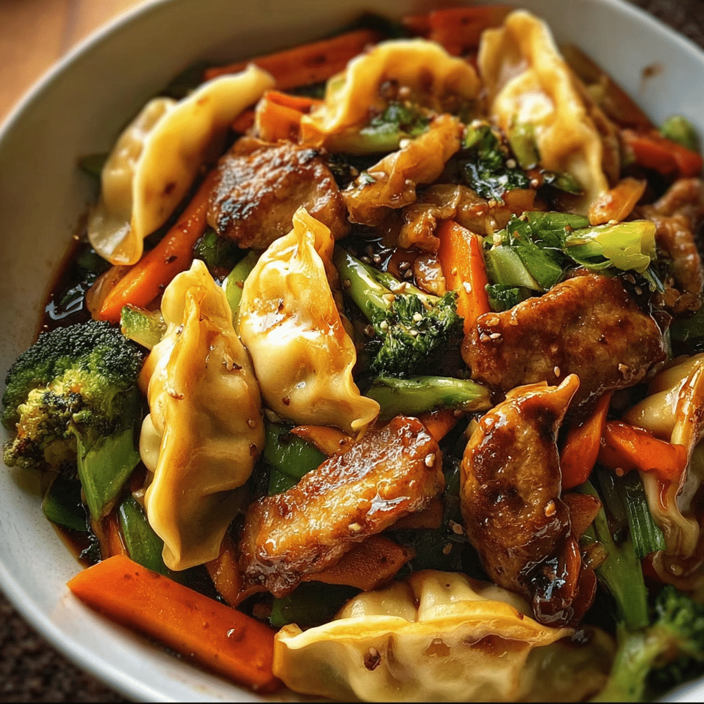 Potsticker Stir Fry