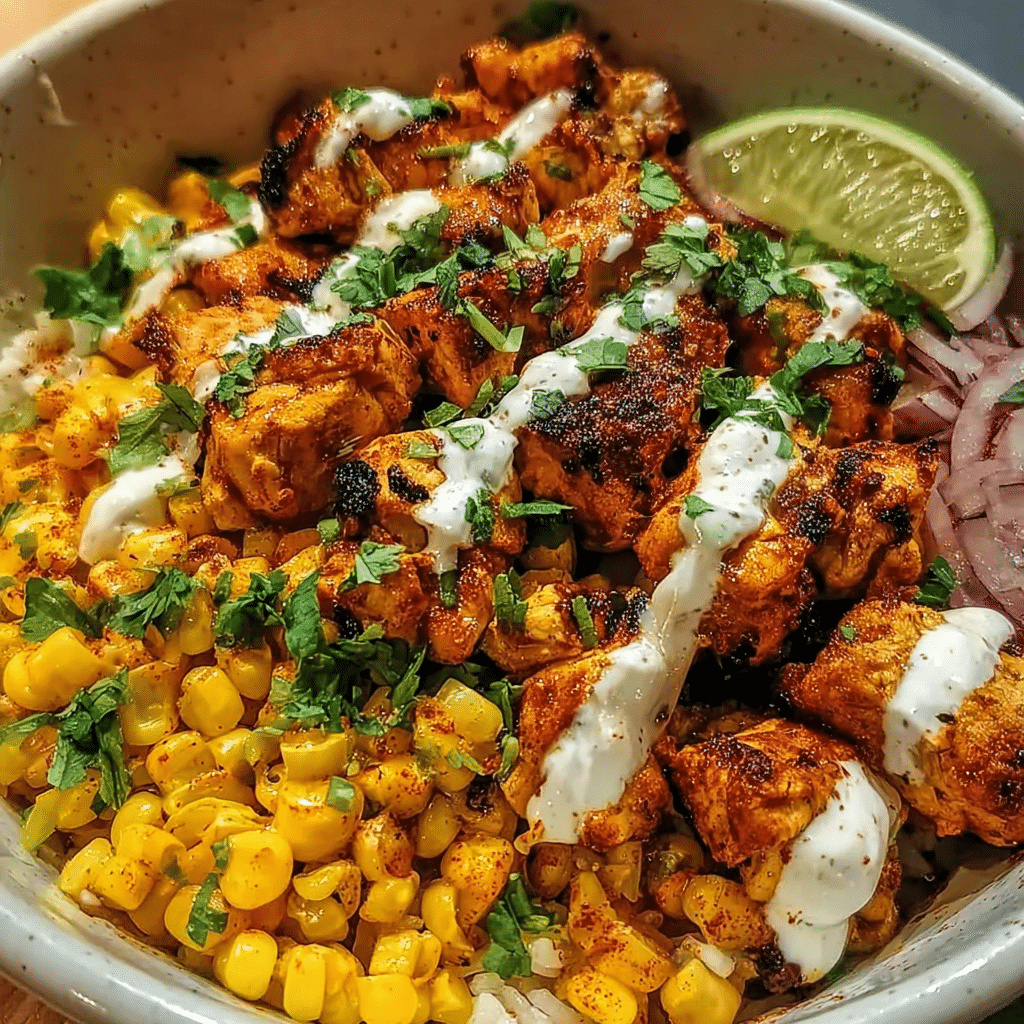 Tasty Street Corn Chicken Bowl