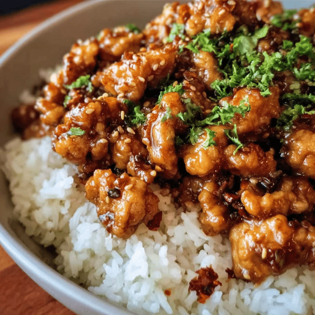 Ground Orange Chicken