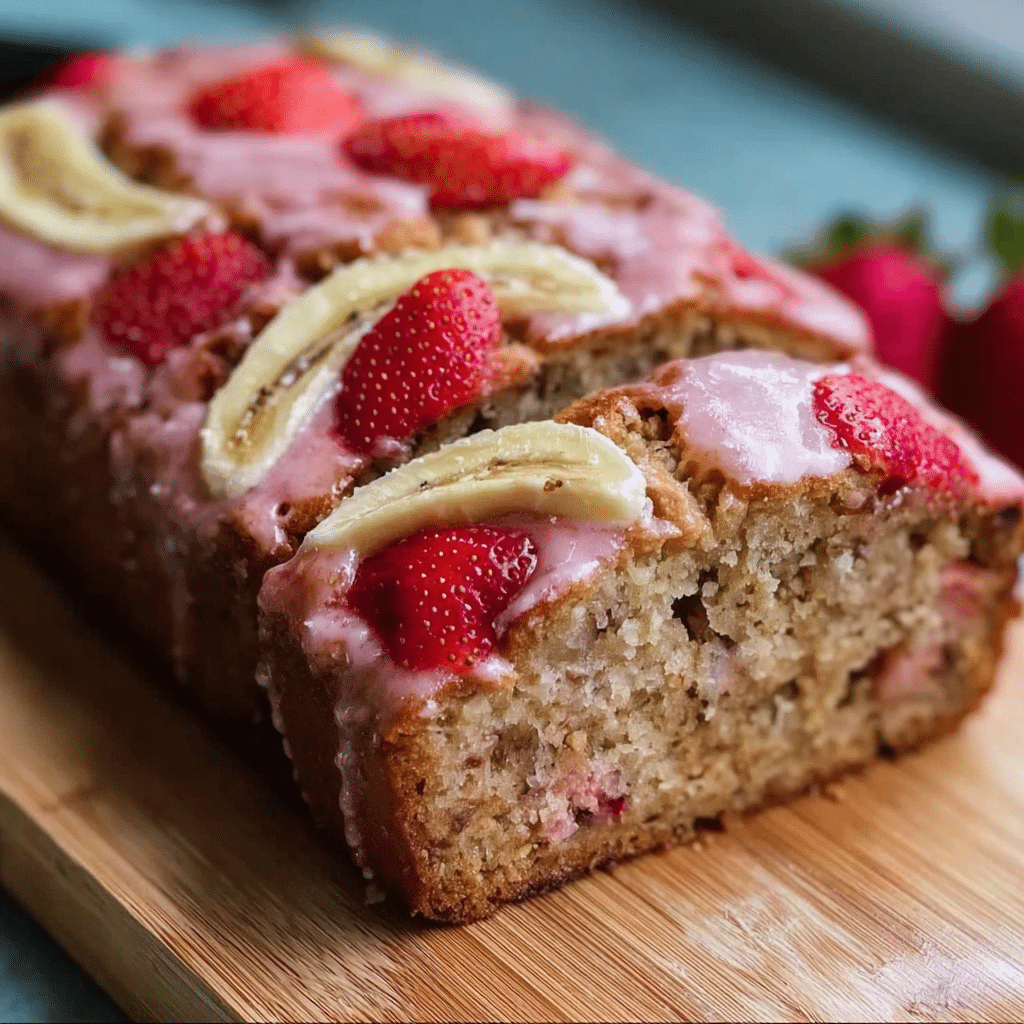 Strawberry Banana Bread
