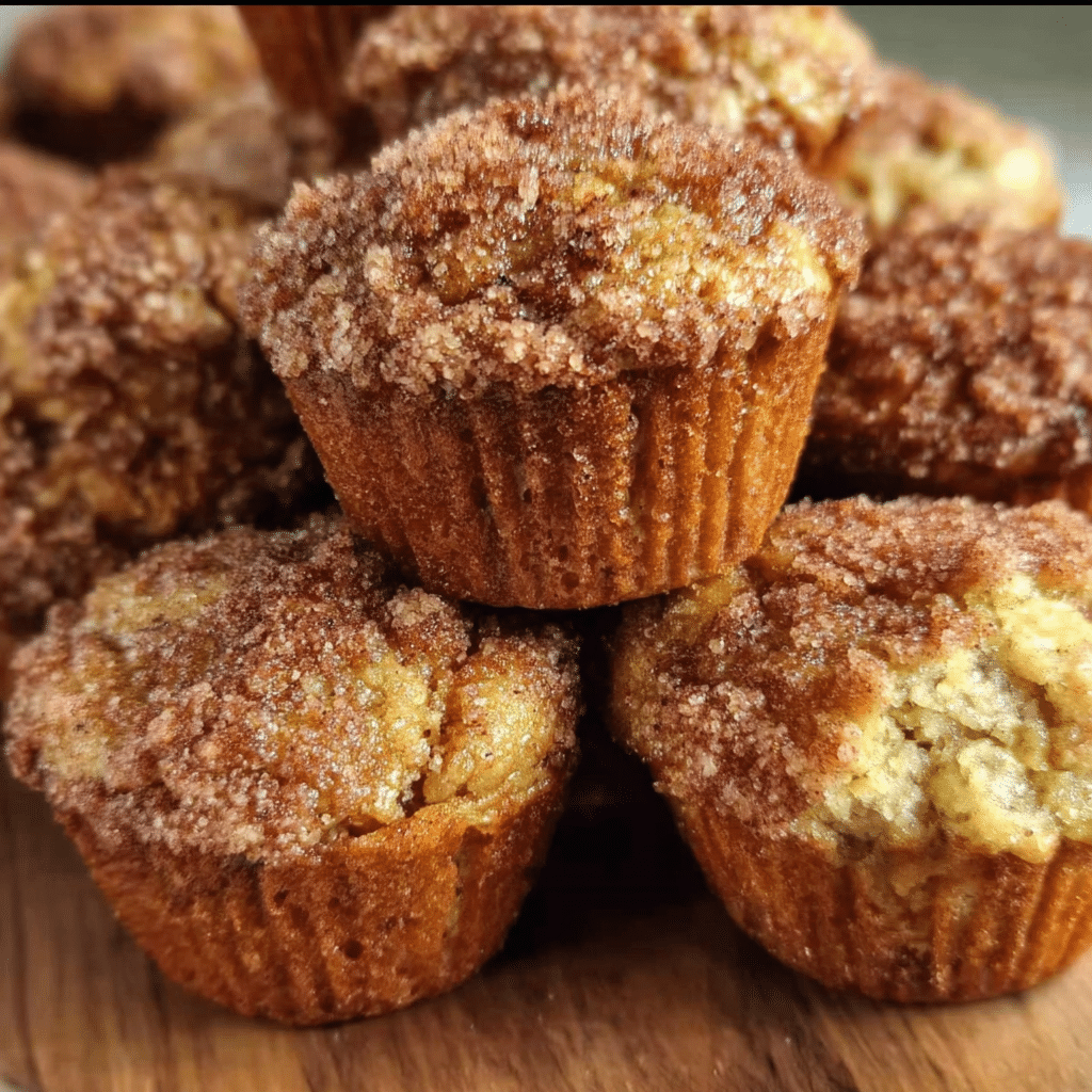 MINI CINNAMON BANANA MUFFINS