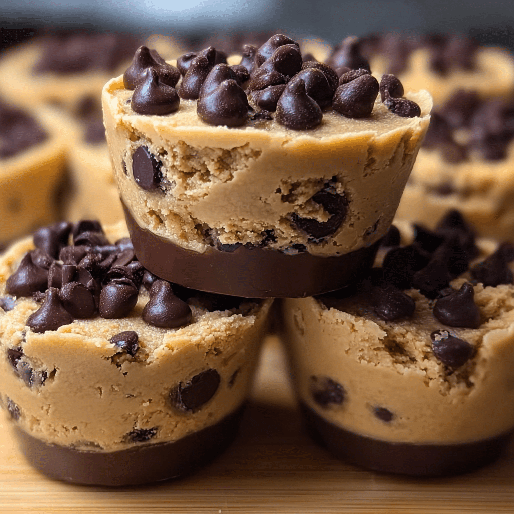 Chocolate Chip Cookie Dough Cups