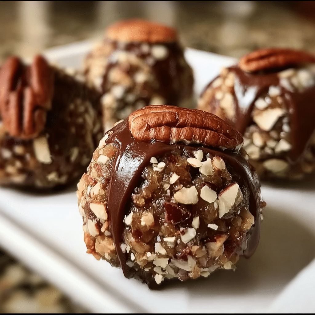 No Bake Pecan Pie Balls