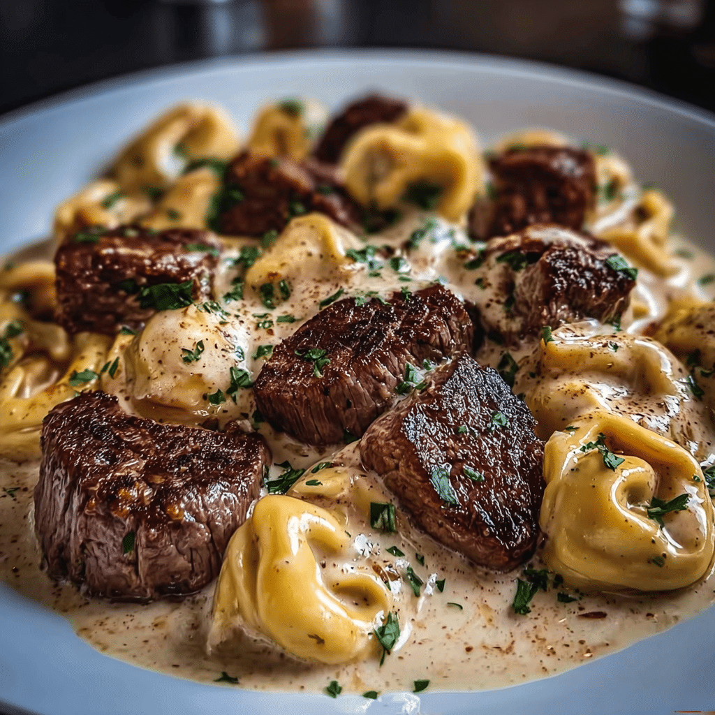 Garlic Steak Tortellini