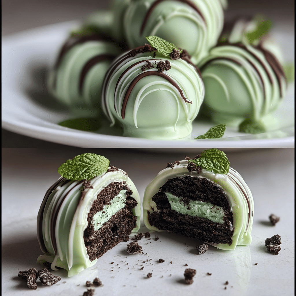 Mint Oreo Truffles