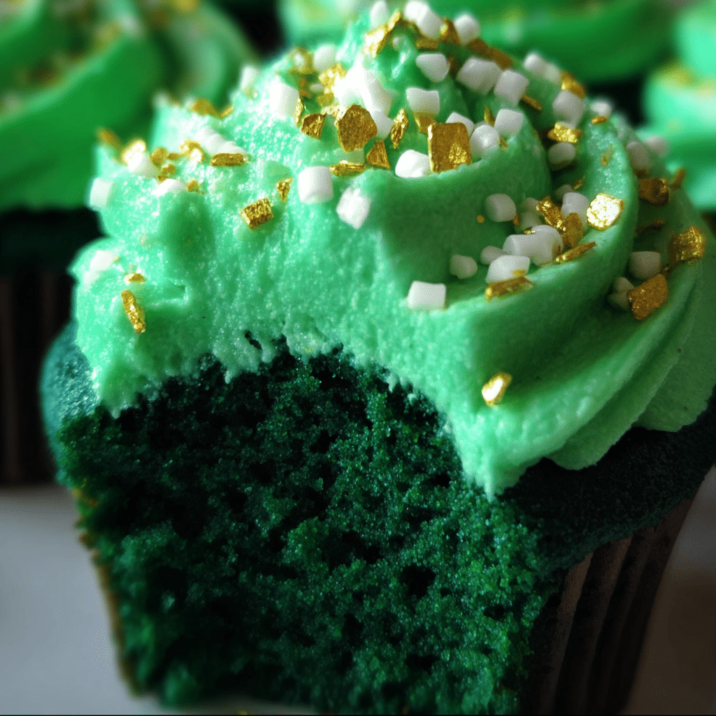 Green Velvet Cupcakes