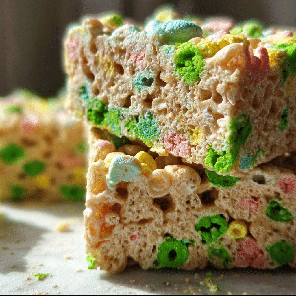Lucky Charms Rice Krispie Treats