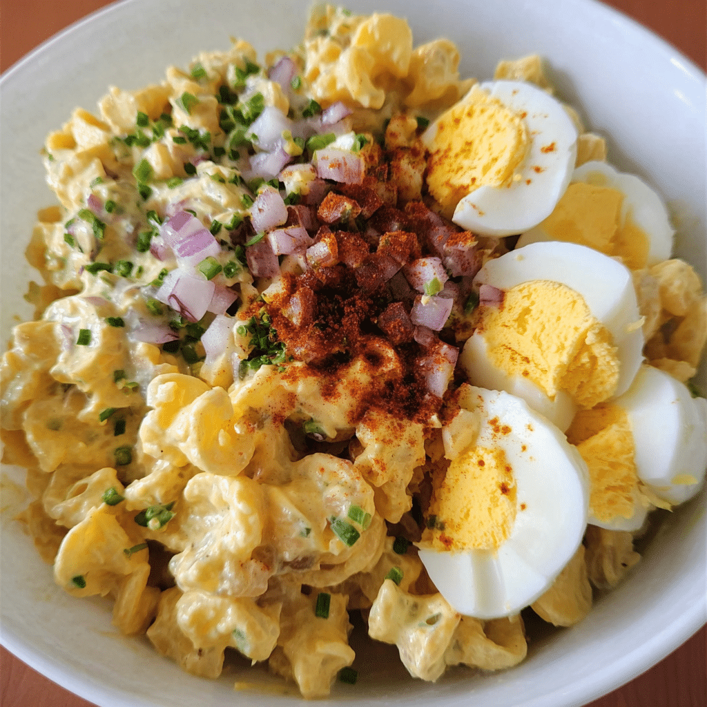 Deviled Egg Pasta Salad