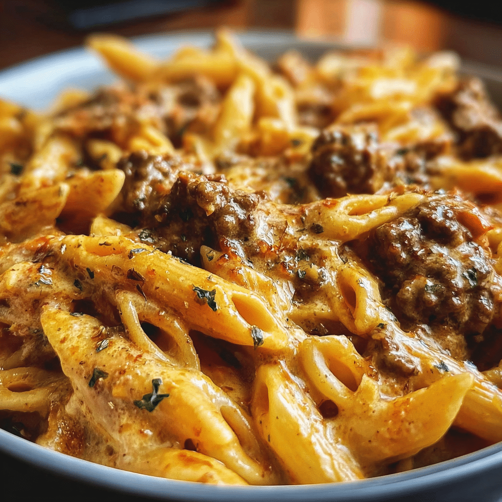 Quick Creamy Beef Pasta