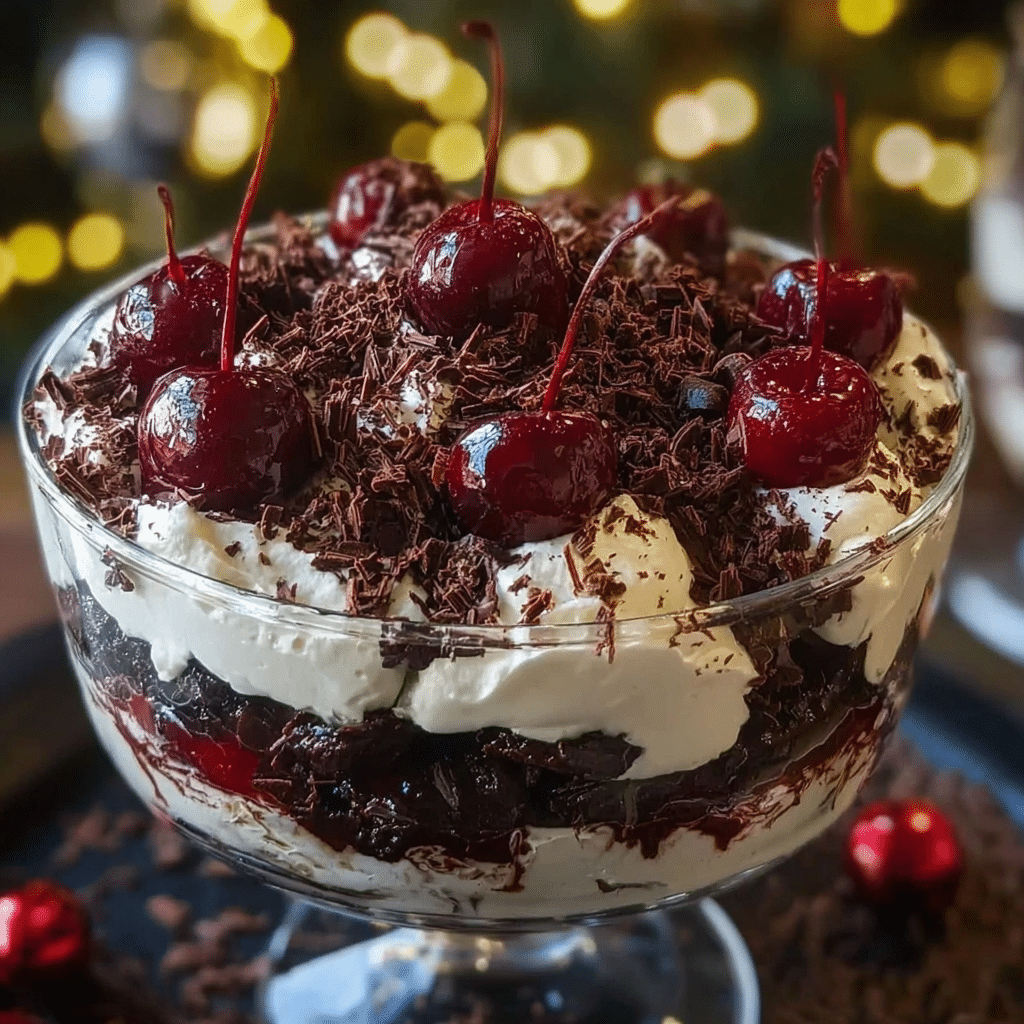 Christmas Black Forest Trifle