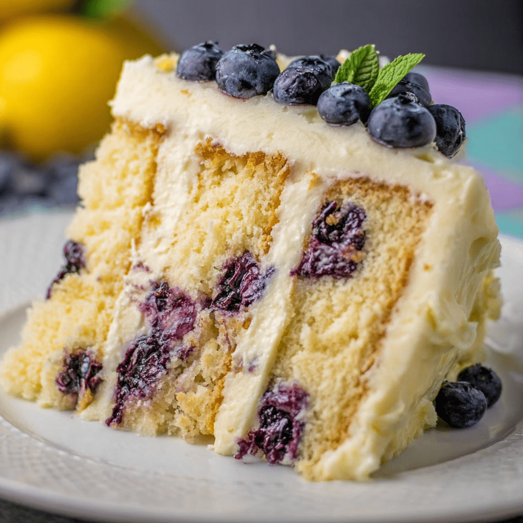 Lemon Blueberry Cake 3