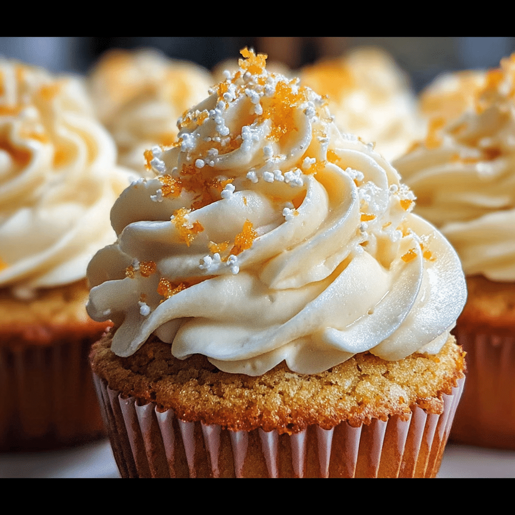 Orange Blossom Cupcakes With Vanilla Bean Buttercream